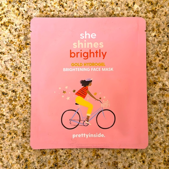 NEW💗SHE SHINES BRIGHTLY BRIGHTENING FACE MASK & COLLAGEN MOISTURIZING LIP MASK - Picture 2 of 6